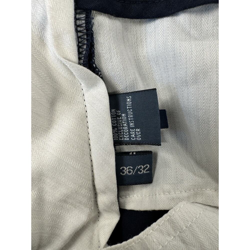 Mens Polo By Ralph Lauren Navy Blue Suffield Chino Style Pants 36 By 32 - Picture 4 of 8